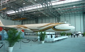 Hangar à avions en structure métallique