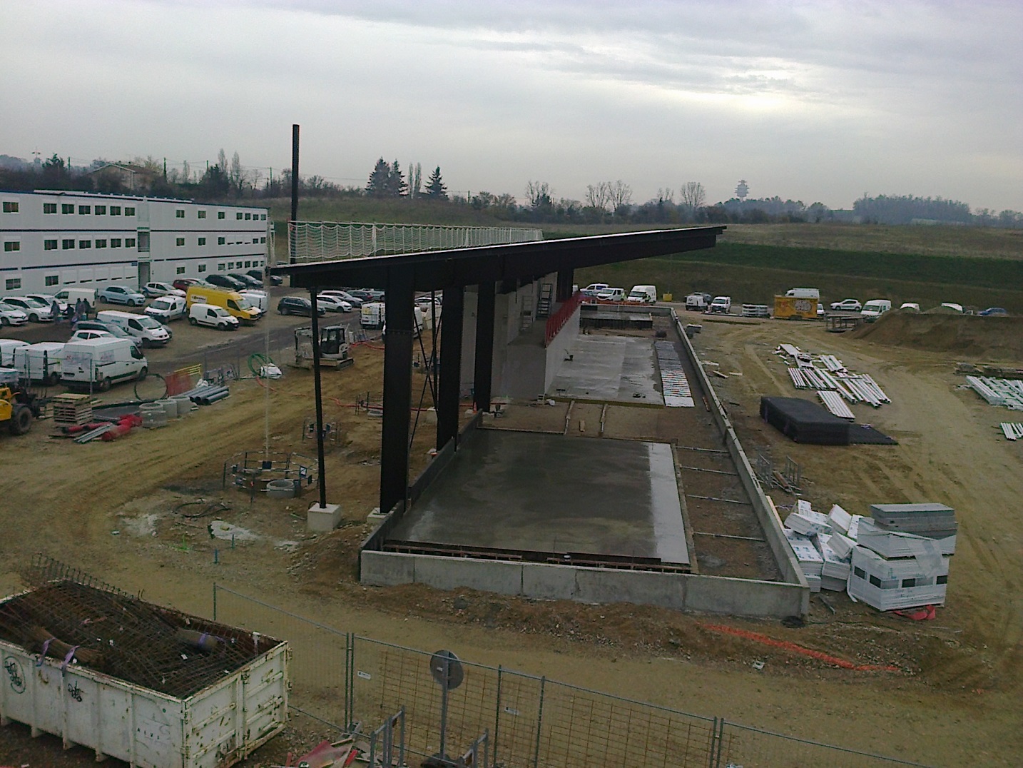 Centre d’entraînement  et tribunes du  Stade de Lyon