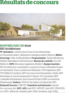 Article extrait du magasine LE MONITEUR