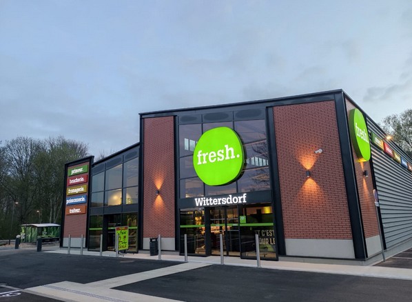 Construction du commerce FRESH WITTERSDORF, dans le Haut-Rhin