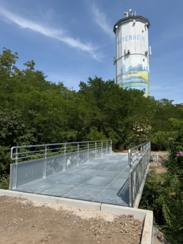 Passerelle piétonne MEYENHEIM, dans le Haut-Rhin